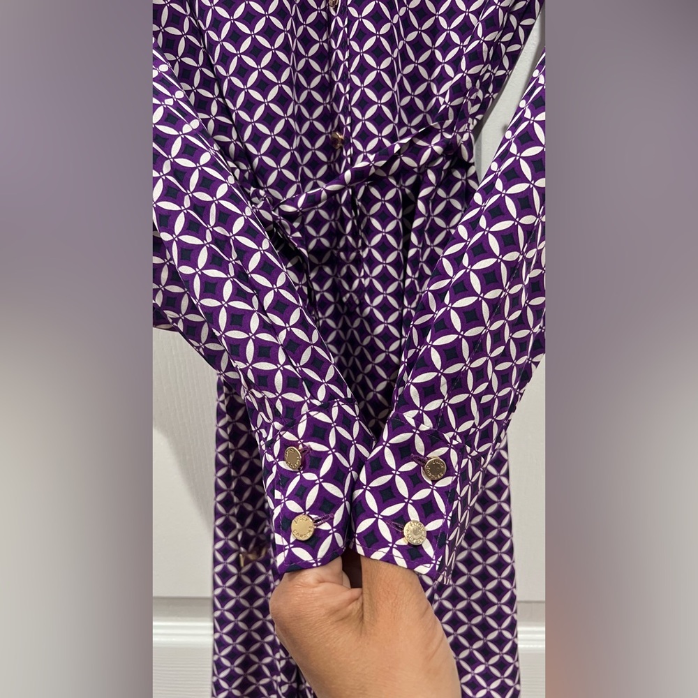 Juicy Couture Size 4 Multicolor Silk Tunic Dress - Picture 3 of 16